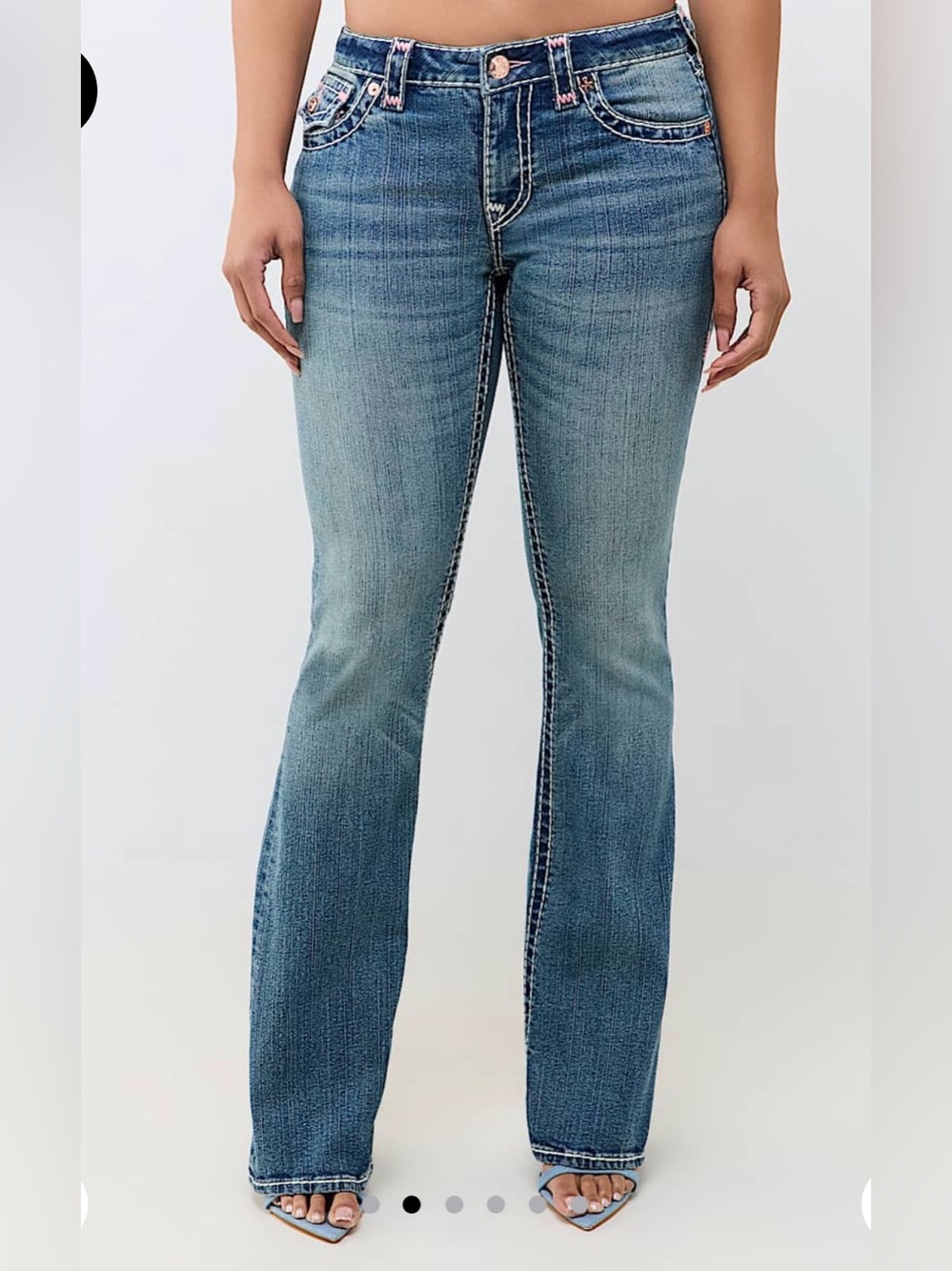 True Religion Women's becca Jeans with Contrast Stitching 30